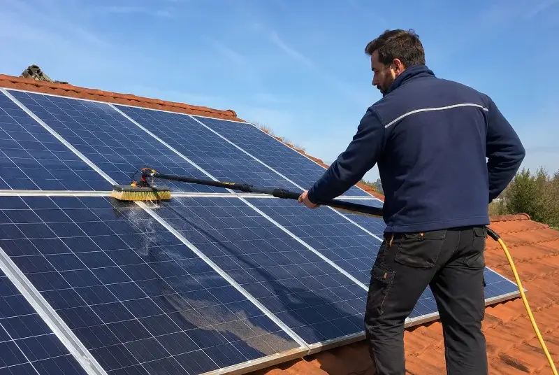Nettoyage et entretien de panneaux solaires à Saint-Andiol